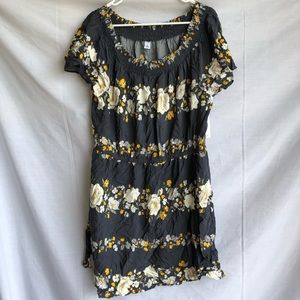 Old navy gray floral sundress NWT